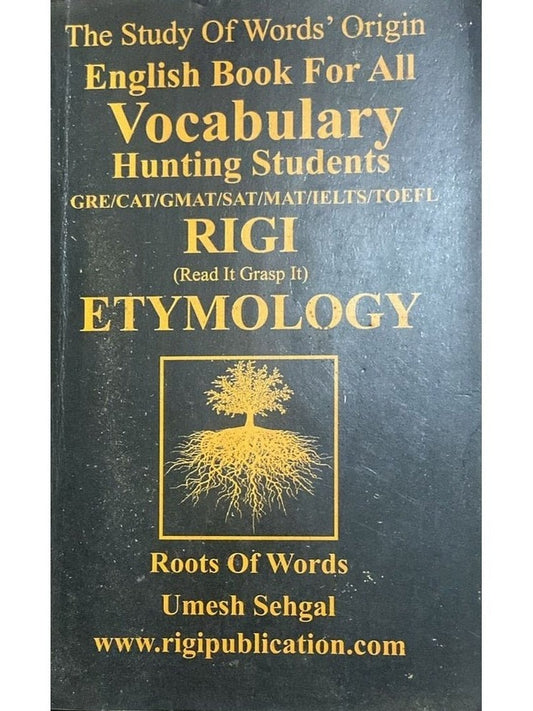The Study of Words English Book for all Vocabulary Hunting Students