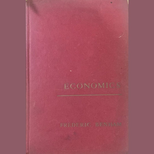 Economics By Fredric Benham (Hard Bound Red Book)