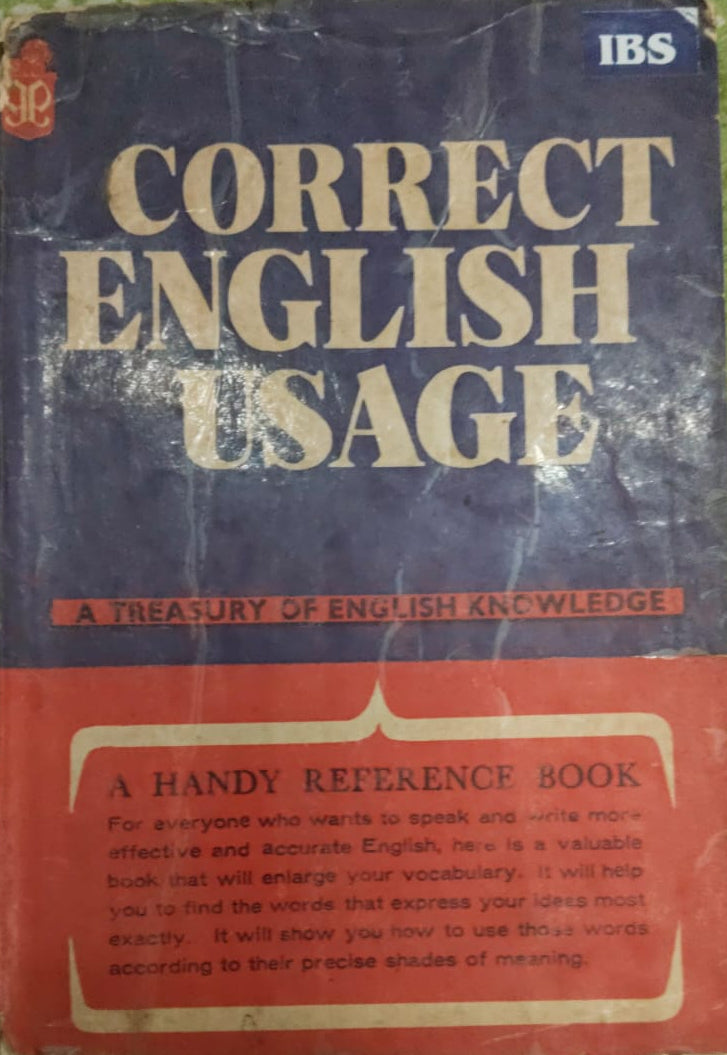 CORRECT ENGLISH USAGE