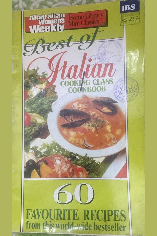 BEST OF ITALIAN COOKING CLASS COOKBOOK