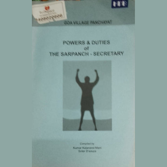Goa Village Panchayat Powers and Duties of the sarpanch secretary
