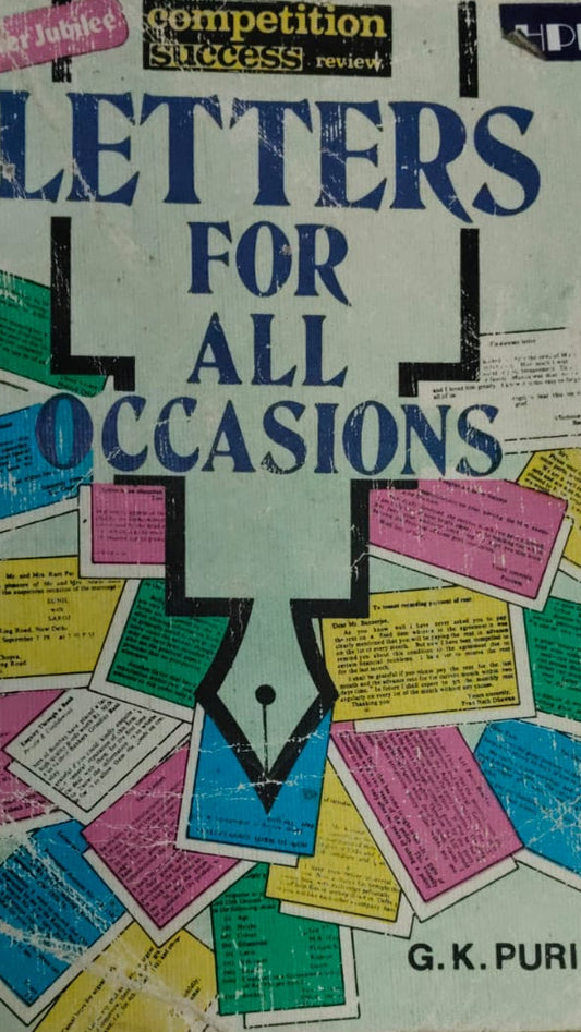 Letters for all Occasions By G K Puri