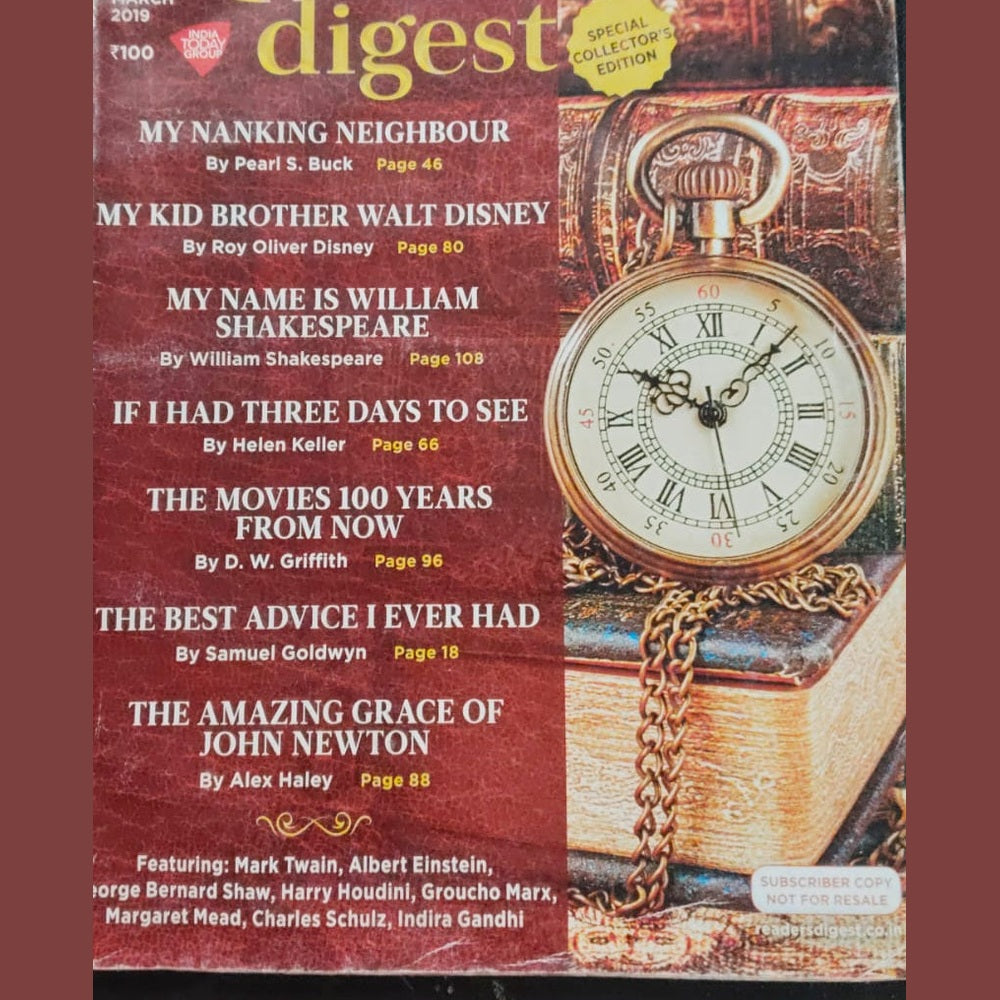 READER'S DIGEST MARCH 2019