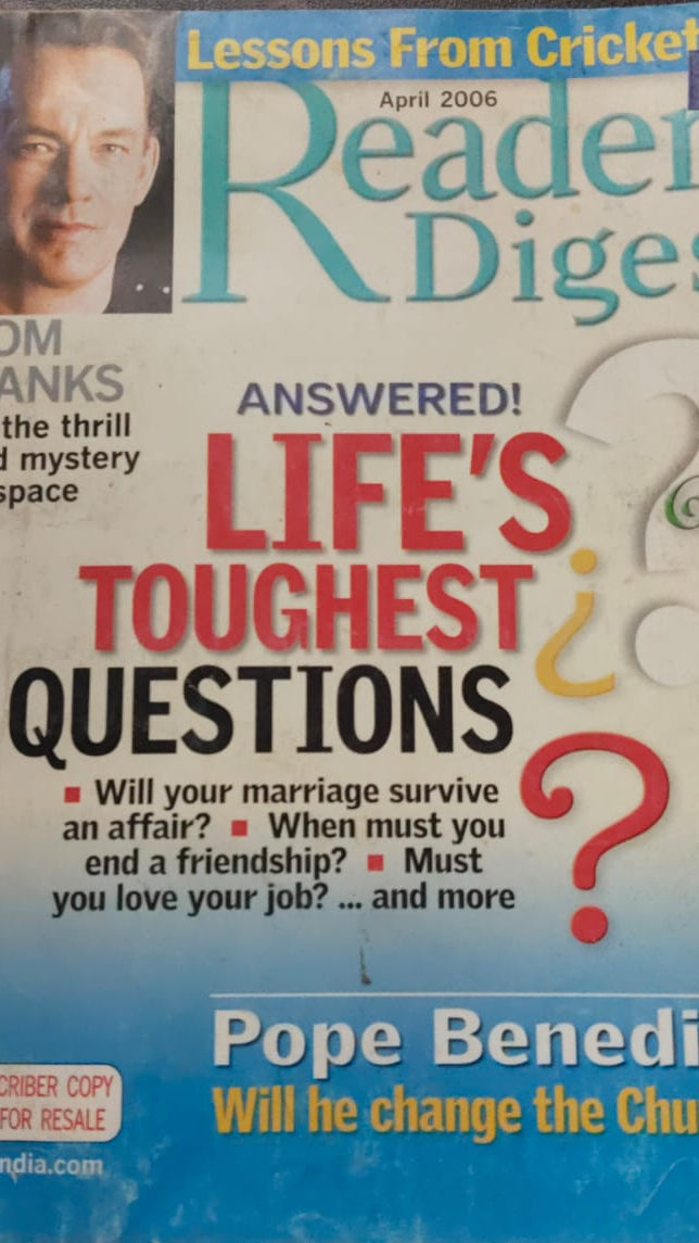 Reader's Digest April 2006