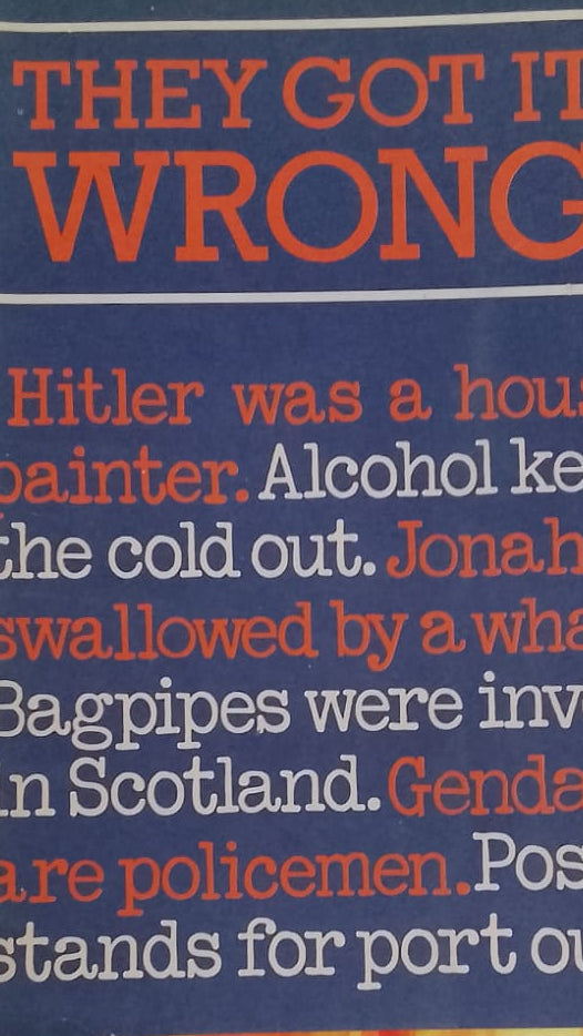 THEY GOT IT ALL WRONG