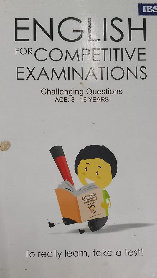 ENGLISH FOR COMPETETIVE EXAMINATIONS