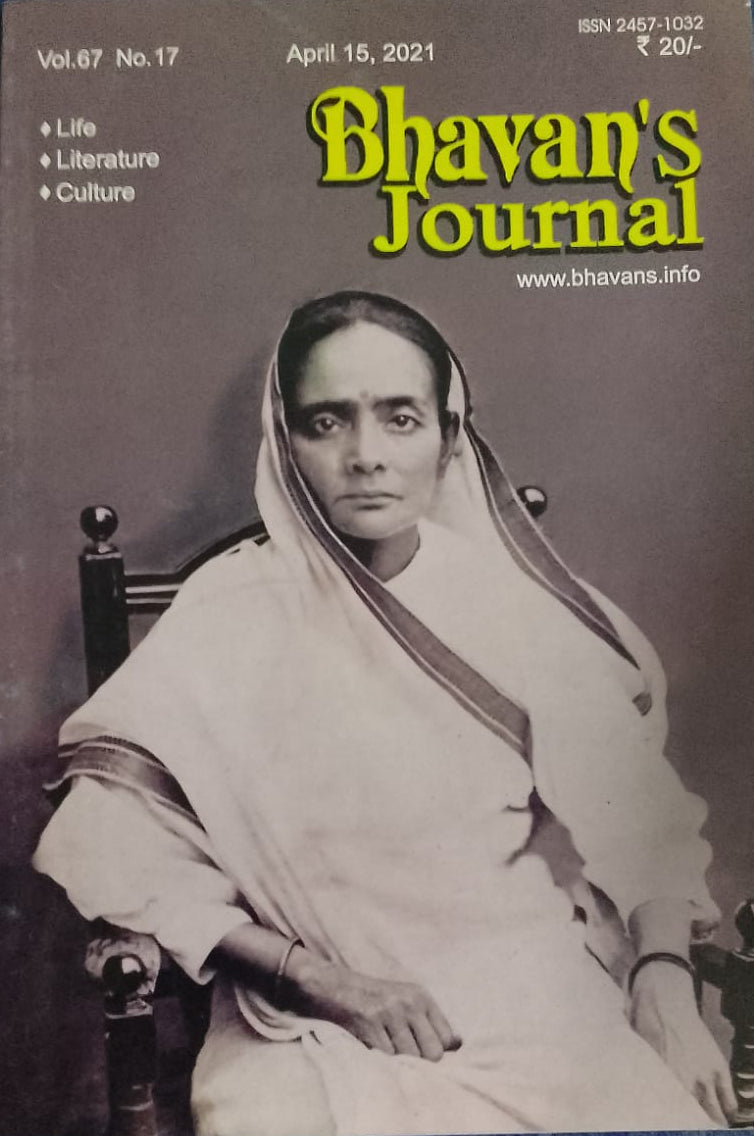 BHAVAN'S JOURNAL 15TH APRIL 2021