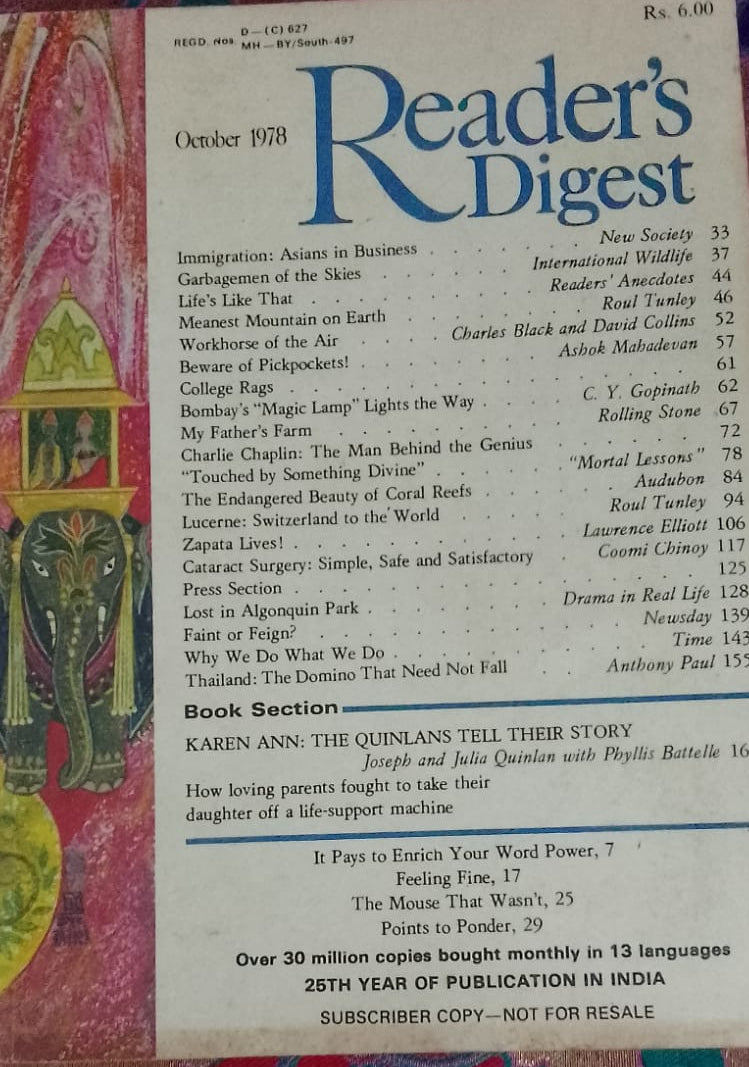 Reader's Digest - October 1978