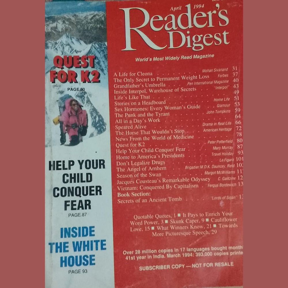 Reader's Digest - April 1994