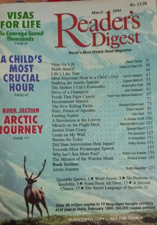 Reader's Digest - March 1994
