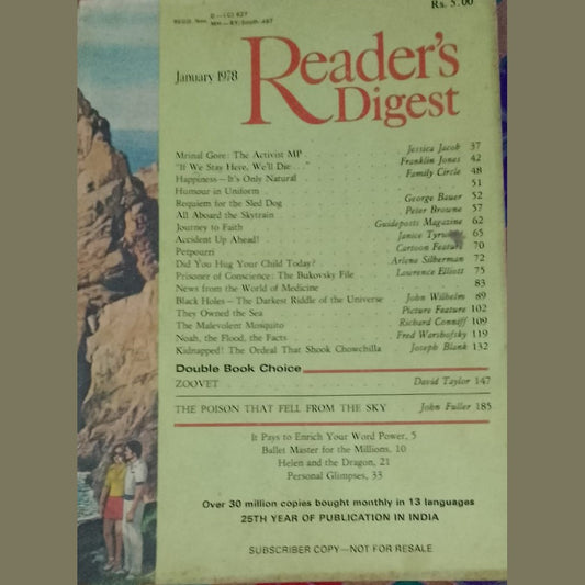 READER'S DIGEST - JANUARY 1978