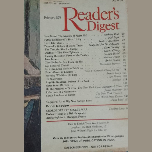 READER'S DIGEST - FEBRUARY 1979