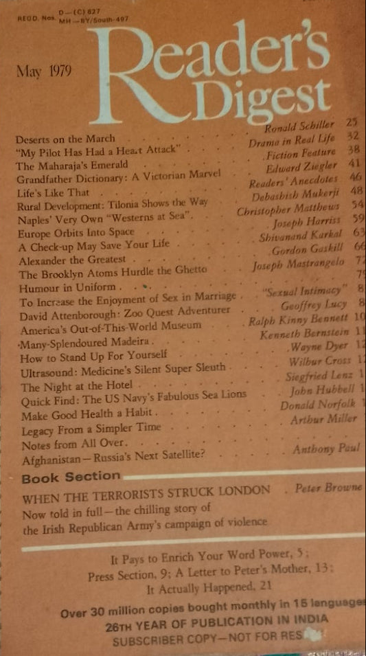 READER'S DIGEST - MAY 1979