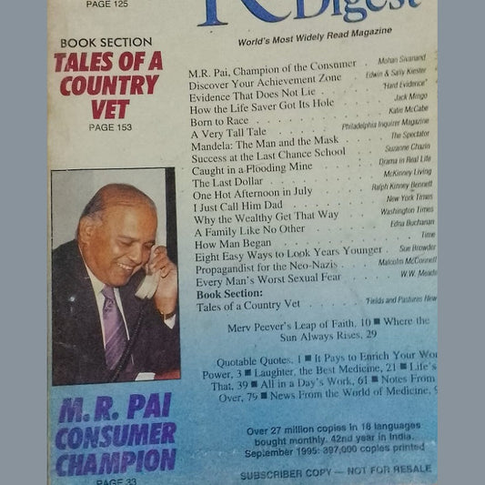 READER'S DIGEST - OCTOBER 1995
