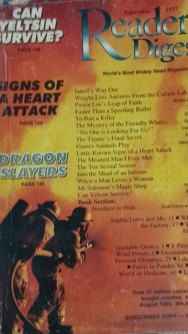 READER'S DIGEST - SEPTEMBER 1995