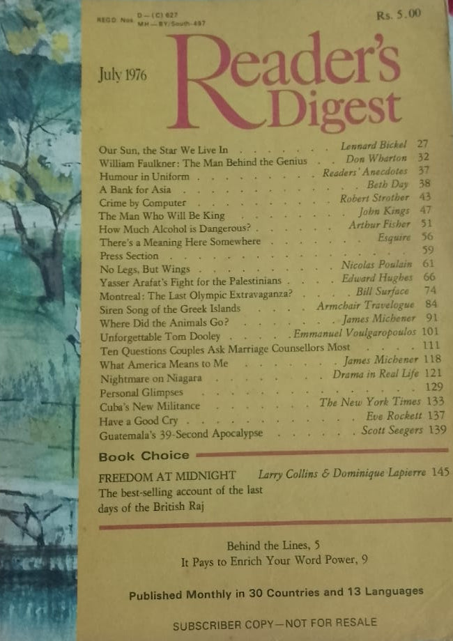 Reader's Digest - July 1976