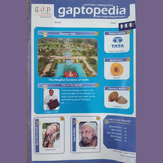 Gaptopedia - Feb - 2013