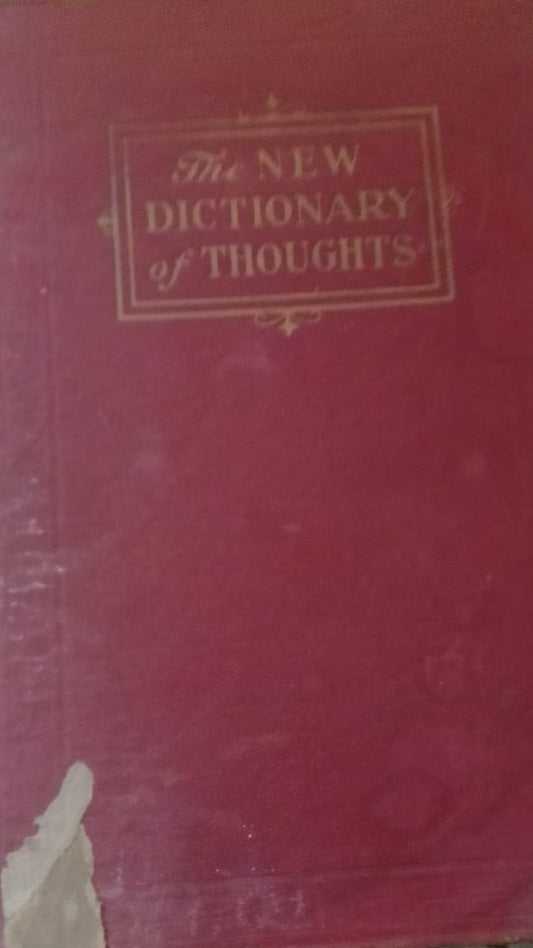 THE NEW DICTIONARY OF THOUGHTS
