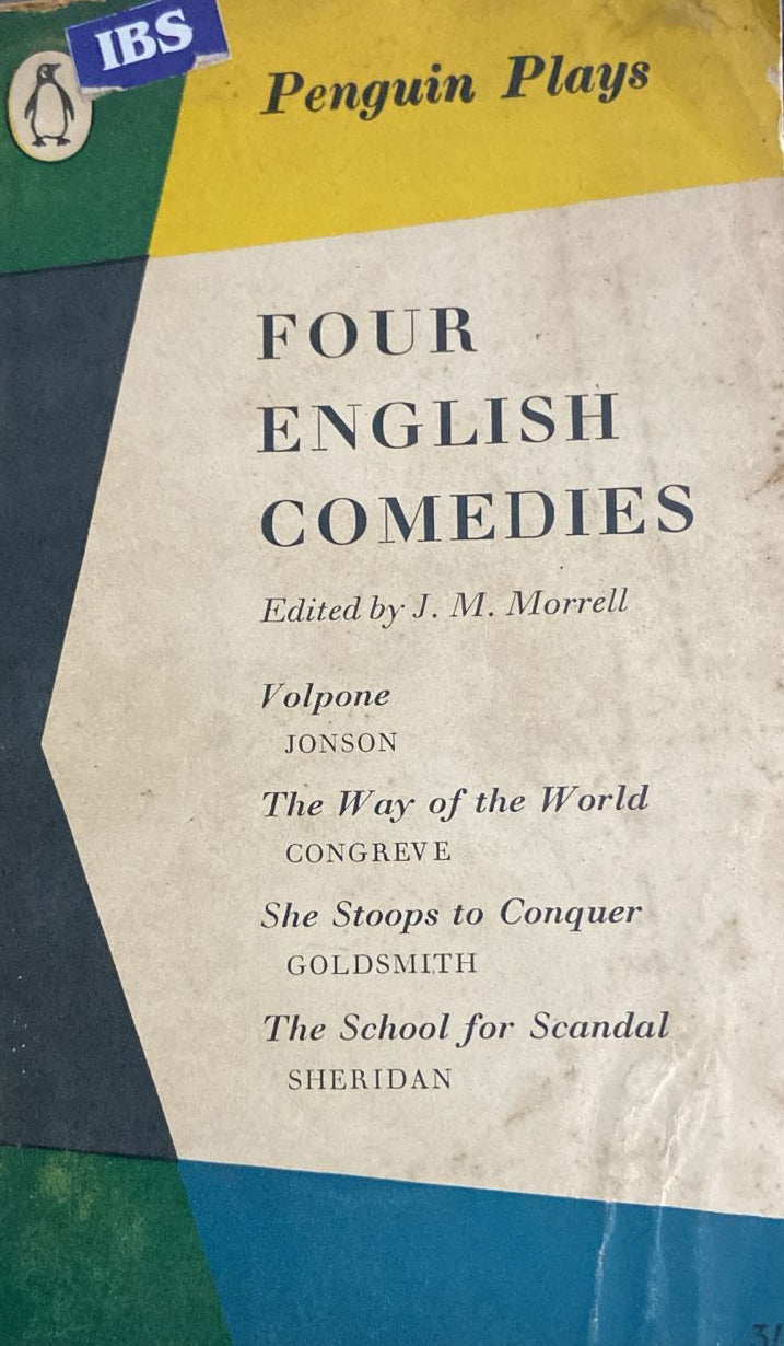 FOUR ENGLISH COMEDIES BY PENGUIN PLAYS Edited by J M Morell