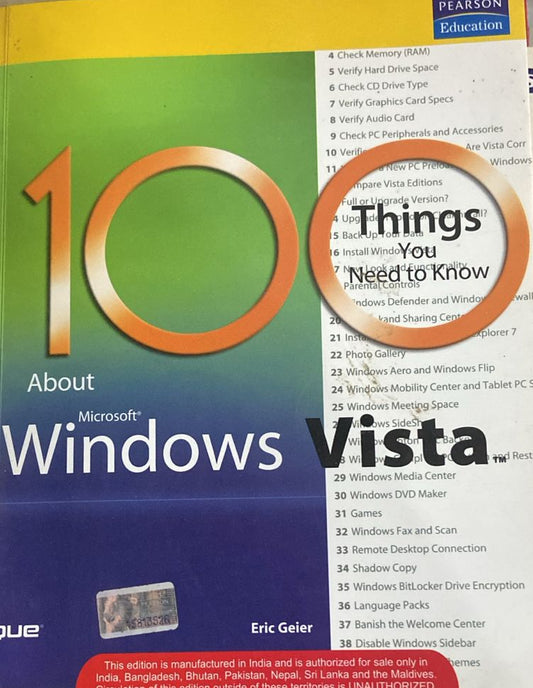 ABOUT 100 WINDOW VISTA