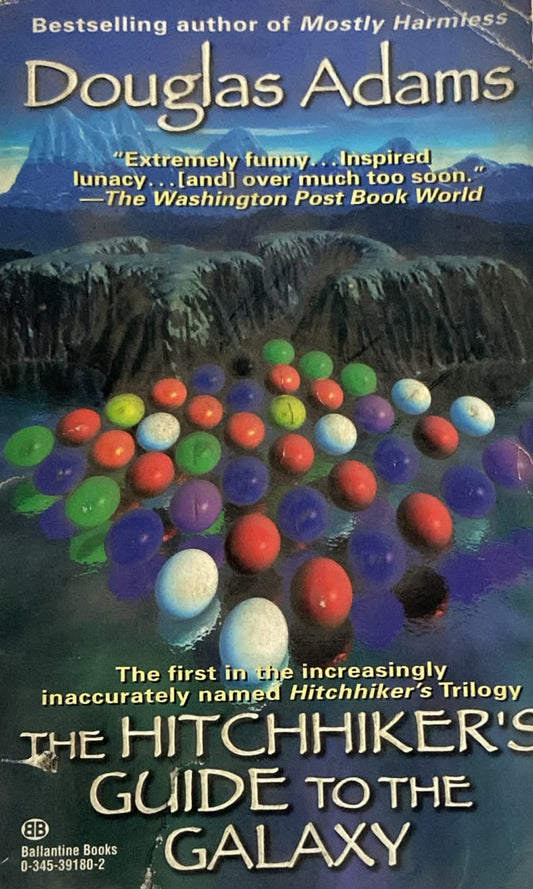 THE HITCHHIKER'S GUIDE TO THE GALAXY BY DOUGLAS ADAMS