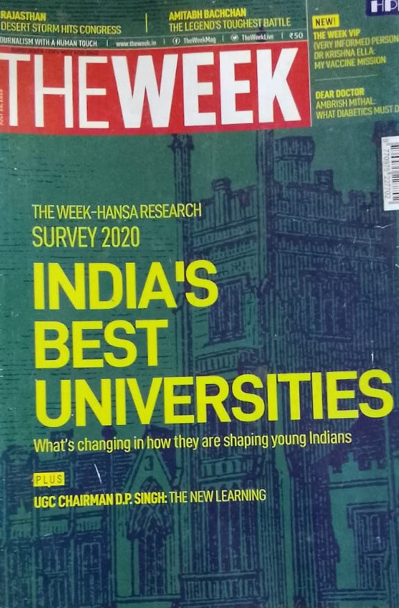 THE WEEK INDIA'S BEST UNIVERSITIES