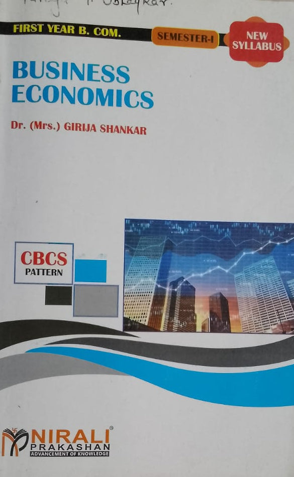 BUSINESS ECONOMICS BY DR GIRIJA SHANKAR