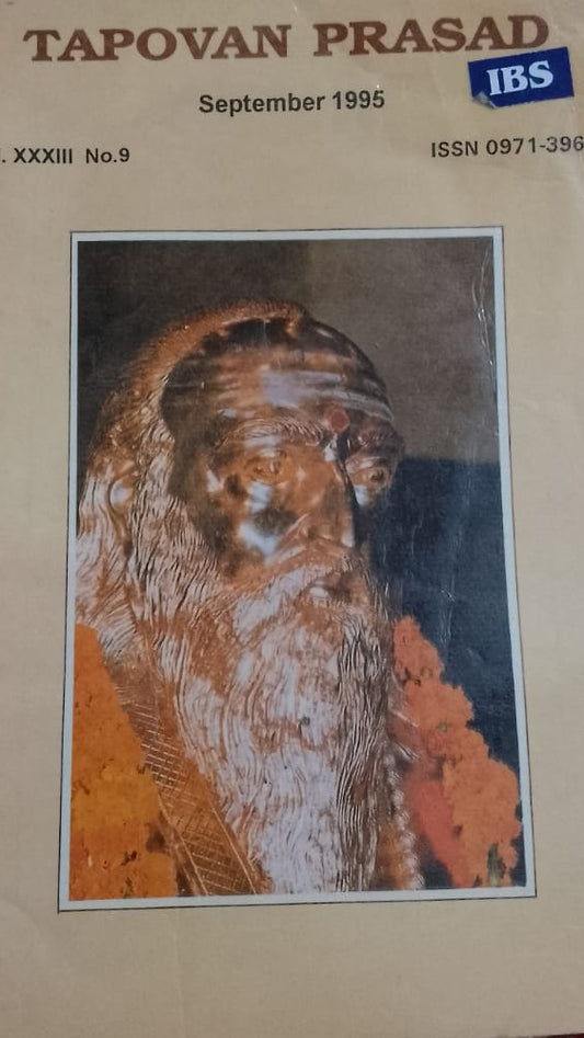 TAPOVAN PRASAD SEPTEMBER 1995