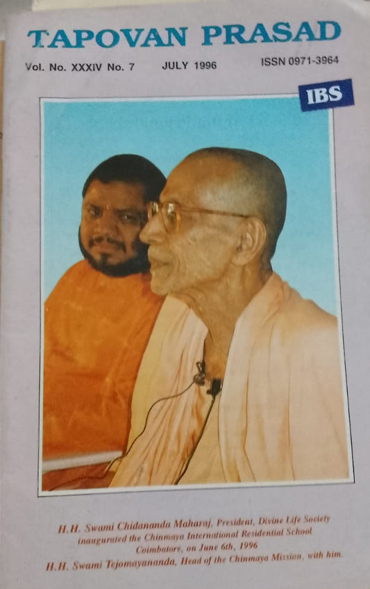 TAPOVAN PRASAD JULY 1996