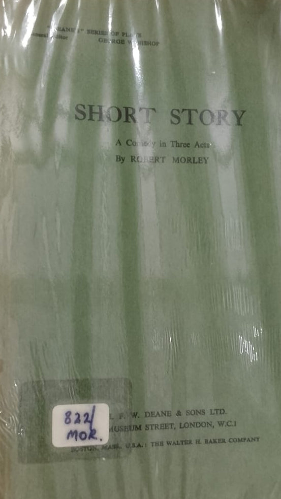 SHORT STORY BY ROBERT MORLEY