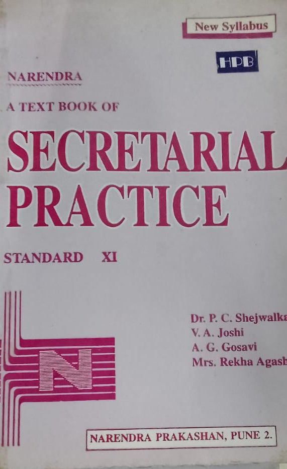 SECRETARIAL PRACTICE STD XI