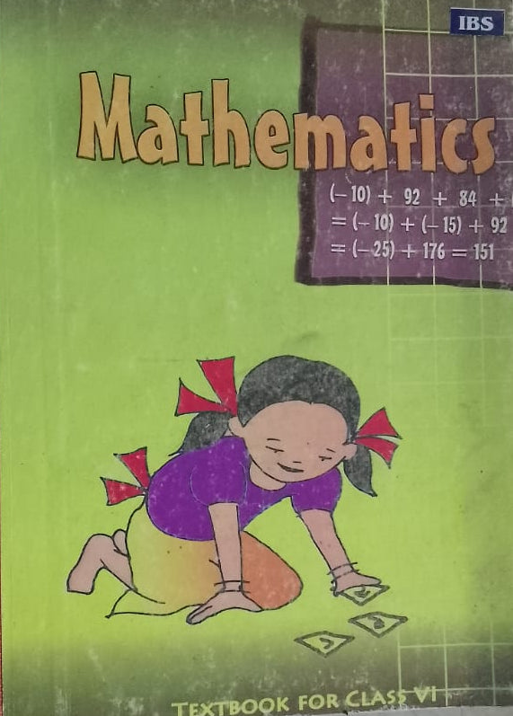 MATHEMATICS TEXTBOOK FOR CLASS VI