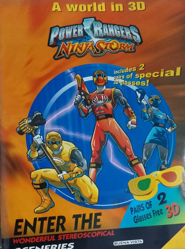 A WORLD IN 3D POWER RANGERS NINJA STORM (D)