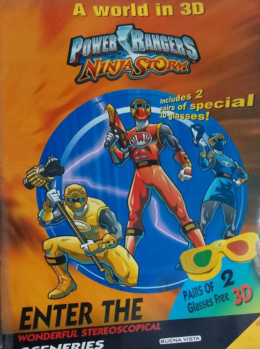 A WORLD IN 3D POWER RANGERS NINJA STORM (D)