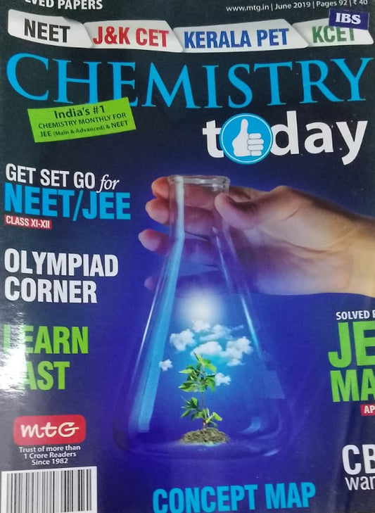 SOLVED PAPERS CHEMISTRY TODAY JUNE 2019
