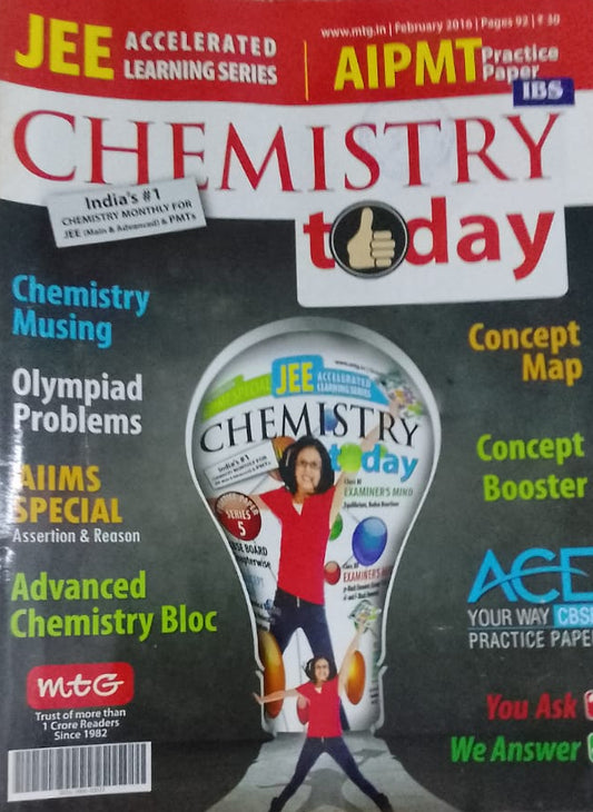 CHEMISTRY TODAY FEBRUARY 2016