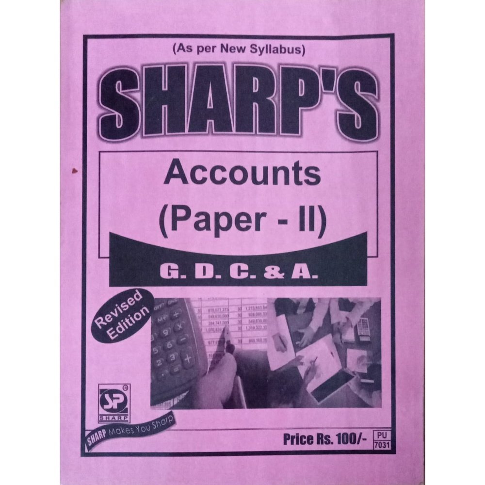 Sharp's Accounts (Paper - II) (D)