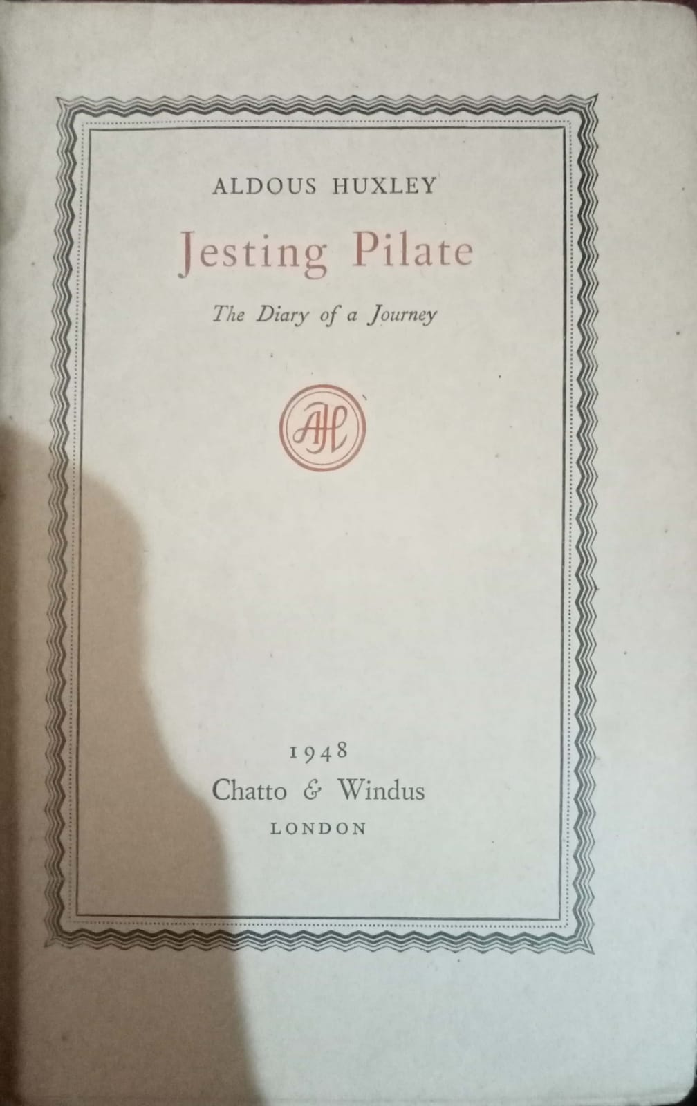 Jesting Pilate by Aldous Huxley (HD)