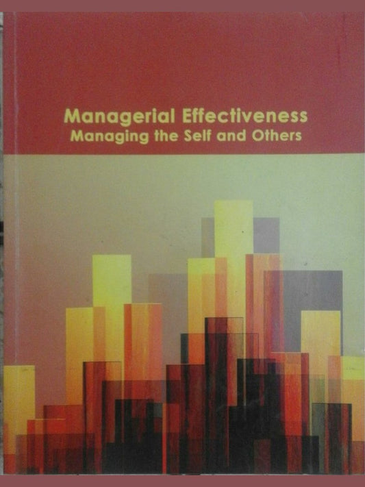 Managerial Effectiveness Managing the Self And Others  Half Price Books India Books inspire-bookspace.myshopify.com Half Price Books India