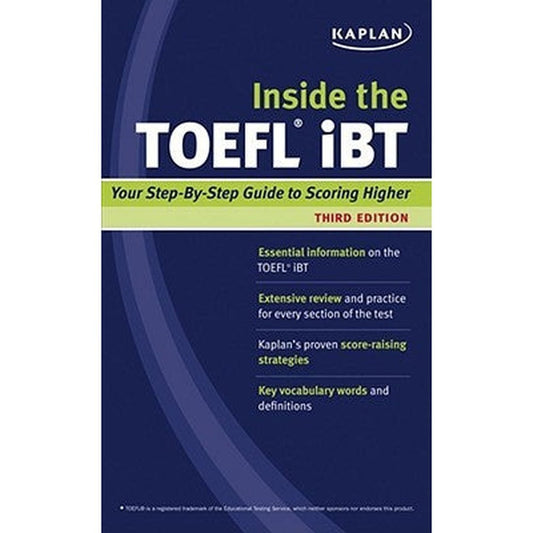 Inside the TOEFL iBT by Kaplan Inc.  Half Price Books India Books inspire-bookspace.myshopify.com Half Price Books India