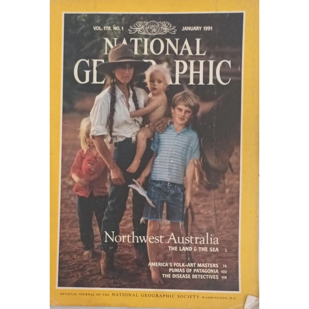 National Geographic January 1991  Inspire Bookspace Print Books inspire-bookspace.myshopify.com Half Price Books India