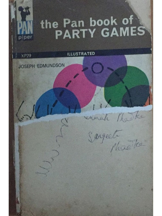 The Pan Book Of Party Games By Joseph Edmundson