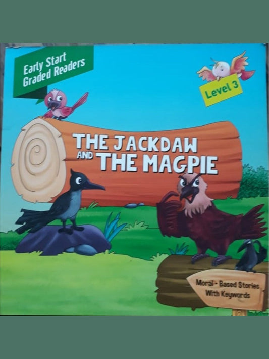 Early Start Graded Readers - The Jack Daw and the Magpie  - level 3 Moral Stories with key words  Half Price Books India Books inspire-bookspace.myshopify.com Half Price Books India