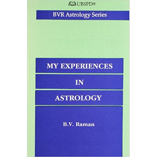 My Experience in Astrology by Dr. B. V. Raman  Half Price Books India Books inspire-bookspace.myshopify.com Half Price Books India