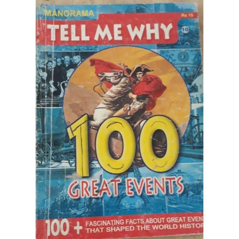 Manorama - Tell Me Why - 100 Great Events no 10  Half Price Books India Books inspire-bookspace.myshopify.com Half Price Books India