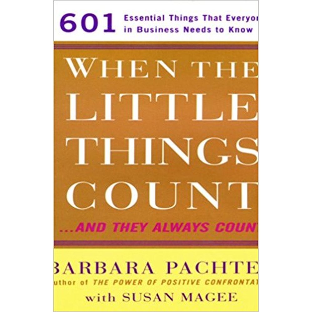 When the Little Things Count by Barbara Pachter  Half Price Books India Books inspire-bookspace.myshopify.com Half Price Books India