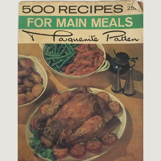500 Recipes For Main Meals By Marguerite Patten  Inspire Bookspace Print Books inspire-bookspace.myshopify.com Half Price Books India
