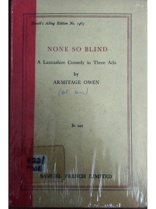 None So Blind By Armitage Owen