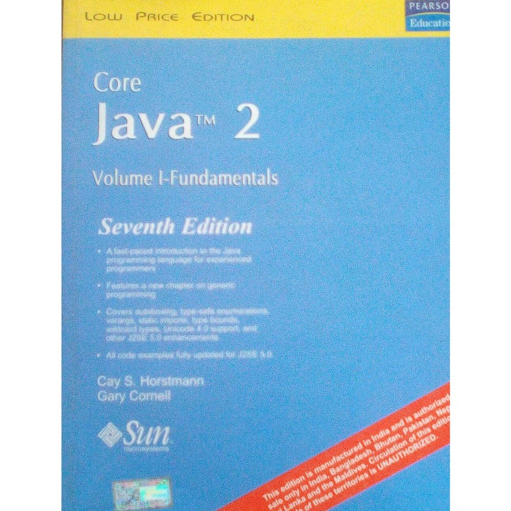 Core Java 2 Volume I Fundamentals Seventh Edition – Inspire Bookspace