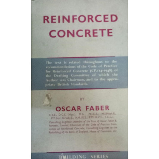 Reinforced Concerete By Oscar Faber  Half Price Books India Books inspire-bookspace.myshopify.com Half Price Books India